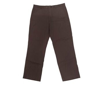 Banana Republic Straight Fit 100% Wool Dress Pants 38x32 Brown